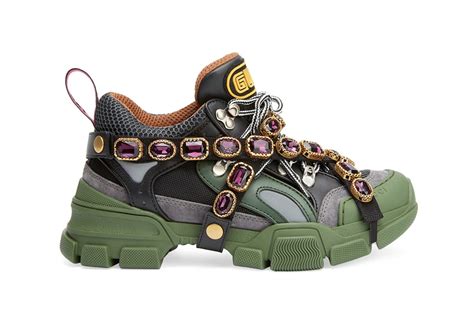 gucci sega crystal sneakers|gucci jeweled sneakers price.